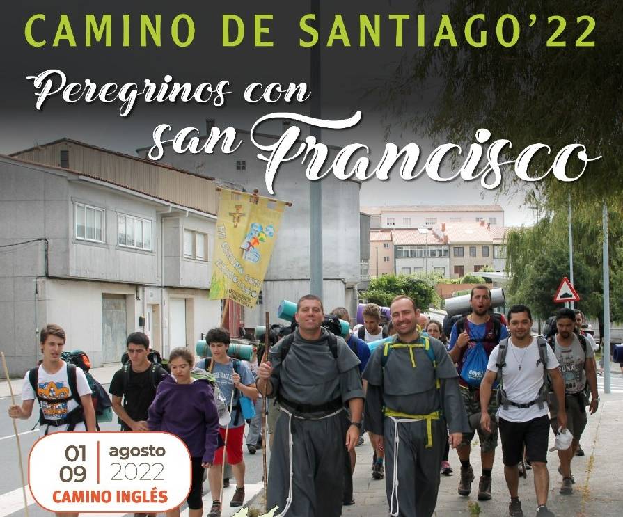 Camino de Santiago’22. Peregrinos con san Francisco